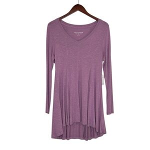 Soft Surroundings Top Perfect A Line Tunic Purple Flowy Fairy SZ Extra Small